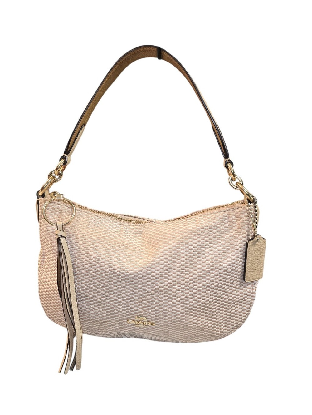 Coach Legacy Jacquard Sutton Crossbody bag in beechwood - Picture 2 of 6
